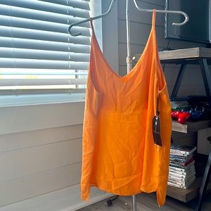 Orange blouse
